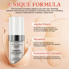 IDUCEN application on hand blending to personalized skin tone