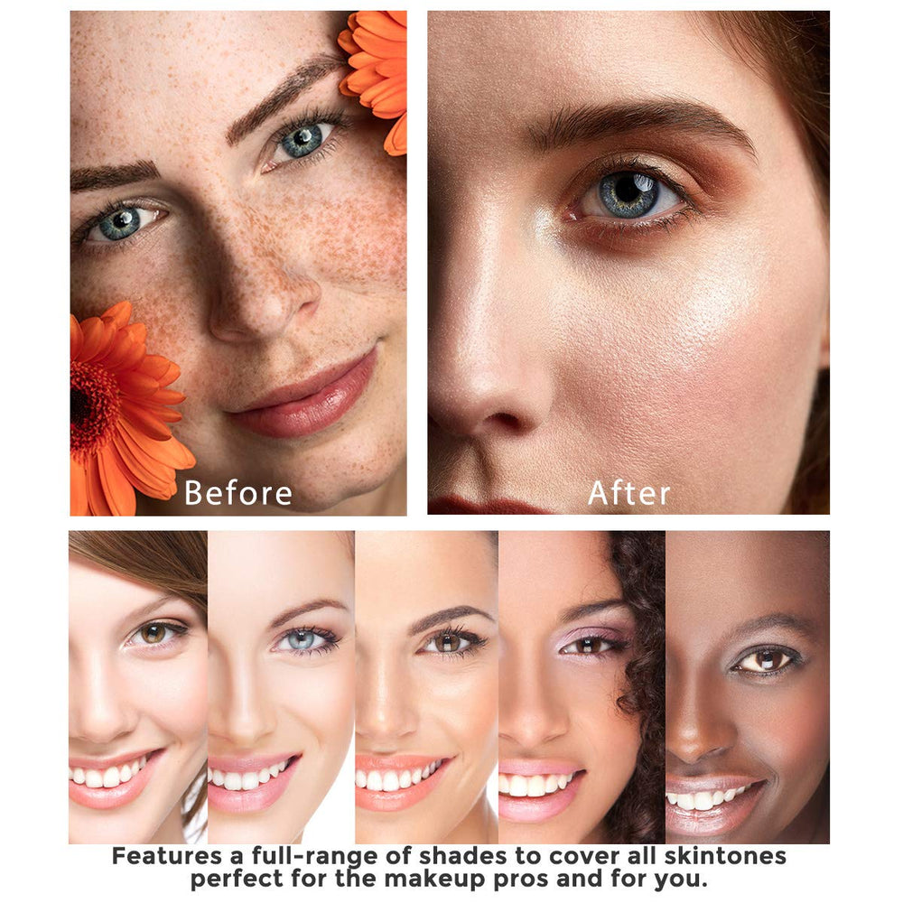 IDUCEN on model warm skin demonstrating natural coverage