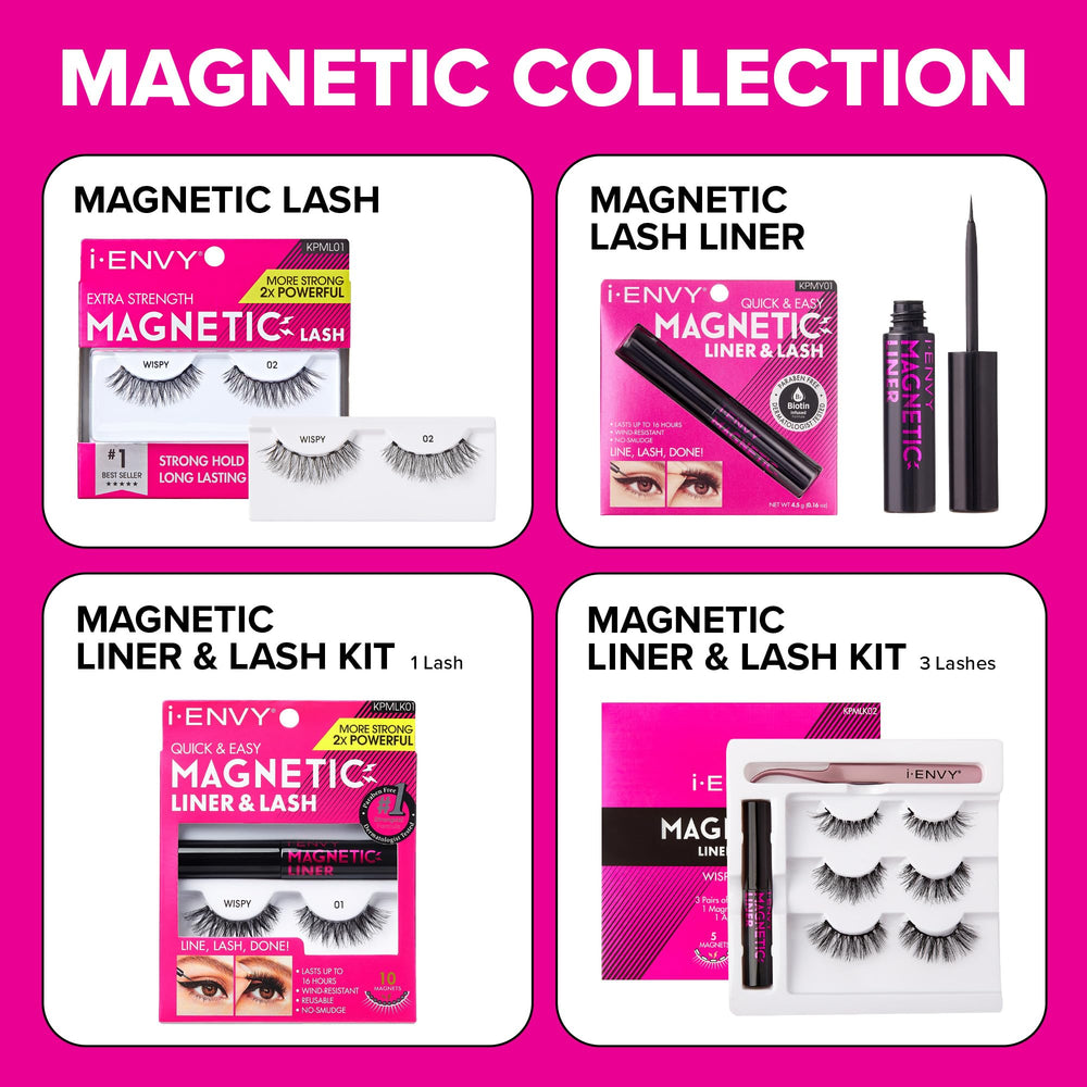 iENVY KISS with magnetic lash placement illustrating secure bond benefit