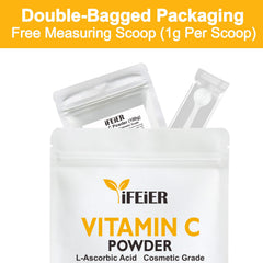 iFEiER serum poured into amber bottle demonstrates stable storage and freshness