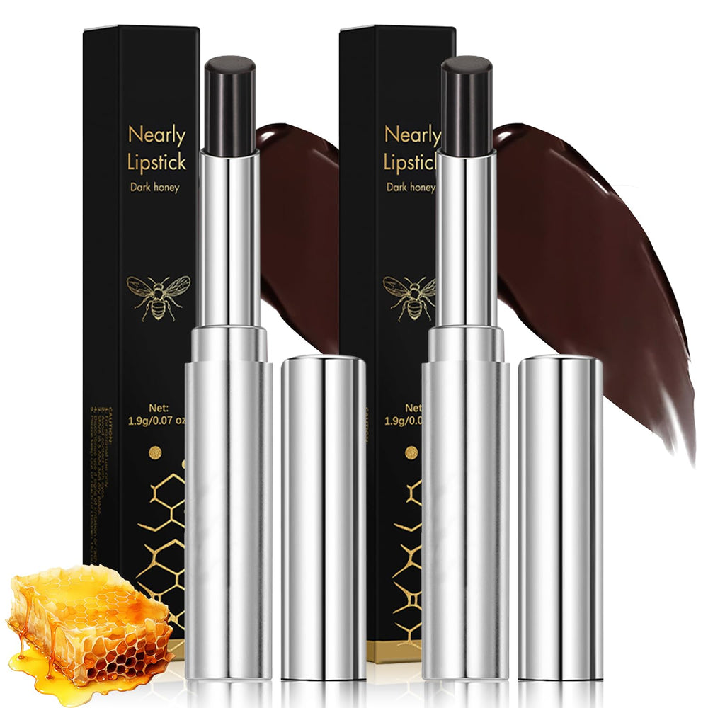 IFVGFB Noir Honey Lipstick two silver tubes showing compact design and portability