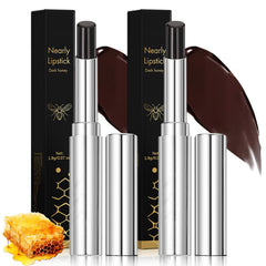 IFVGFB Noir Honey Lipstick two silver tubes showing compact design and portability