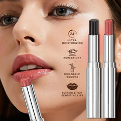 IFVGFB texture closeup highlighting smooth formula and nourishing finish benefit
