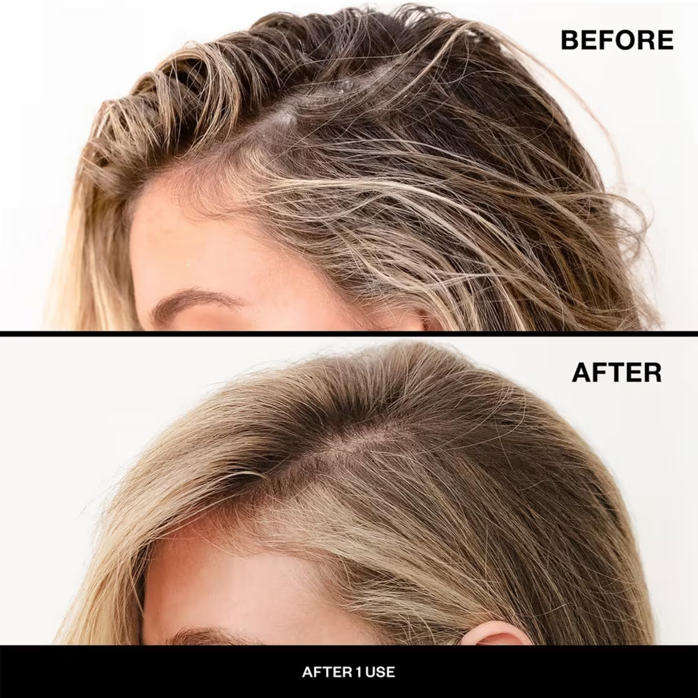 IGK charcoal powder texture close-up highlighting oil-absorbing action