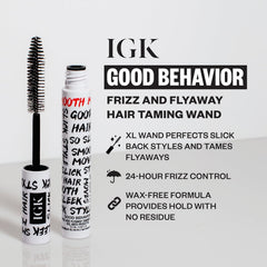 IGK wand brush close-up displaying bristles for precise smoothing