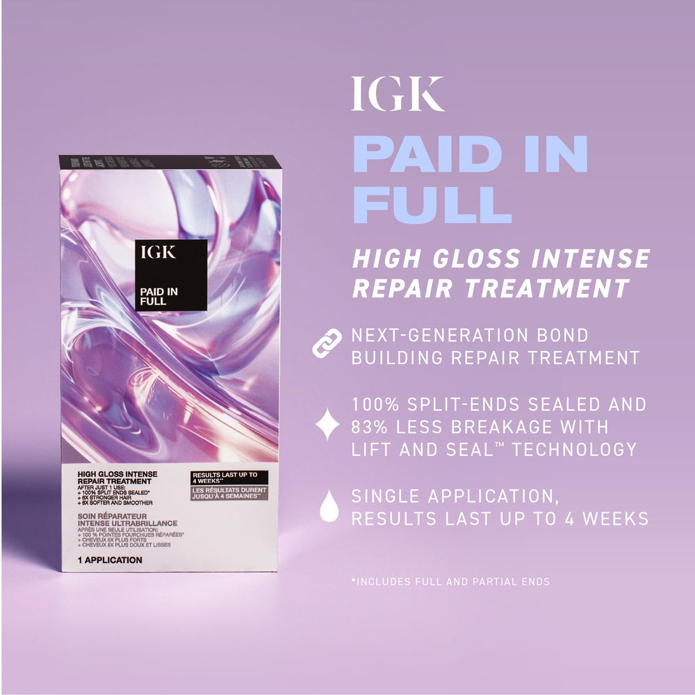 IGK open tube poured into bottle demonstrating two-step system activation