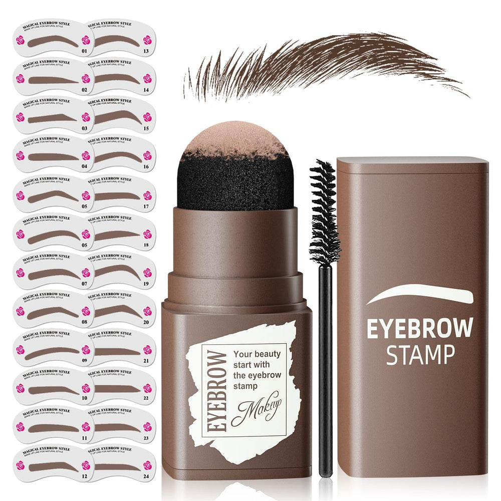 Ihrlpxkc front packaging showing complete eyebrow stamp kit benefits