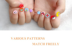 IHUKEIT lifestyle scene at a birthday party showing playful ready-to-wear nails