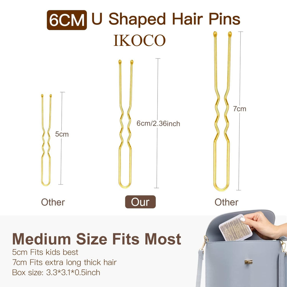IKOCO close-up of pin ball ends protecting scalp and preventing snags