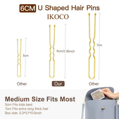 IKOCO close-up of pin ball ends protecting scalp and preventing snags