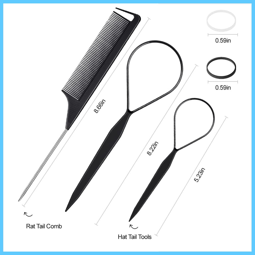 IKOCO clear and black elastic bundles providing long-lasting hold