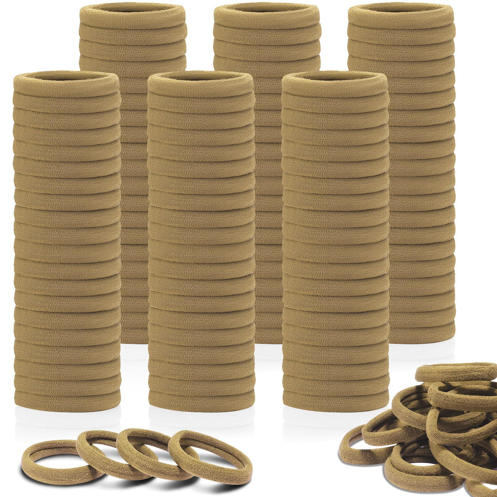IKOCO front packaging showing 150 light brown hair ties, organized and ready