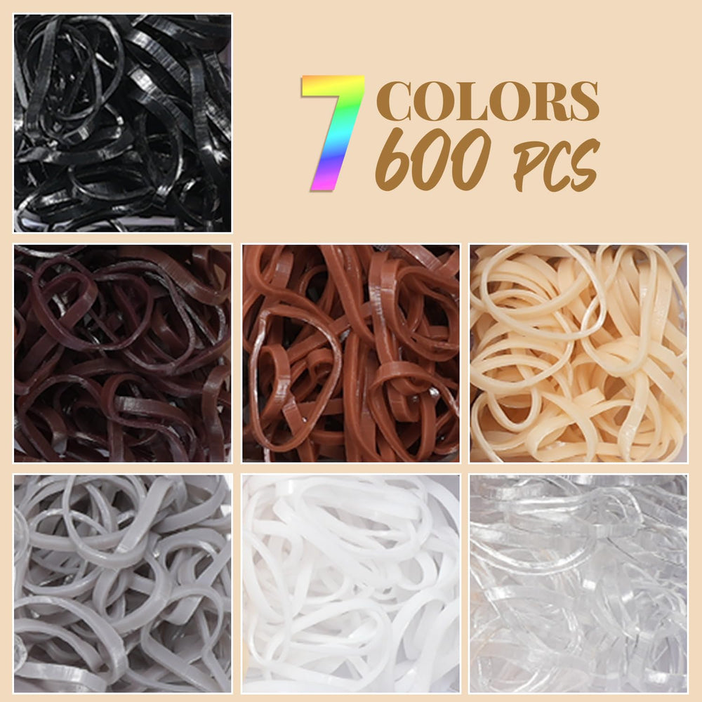 IKOCO assorted neutral clips top view showing variety for styling benefit