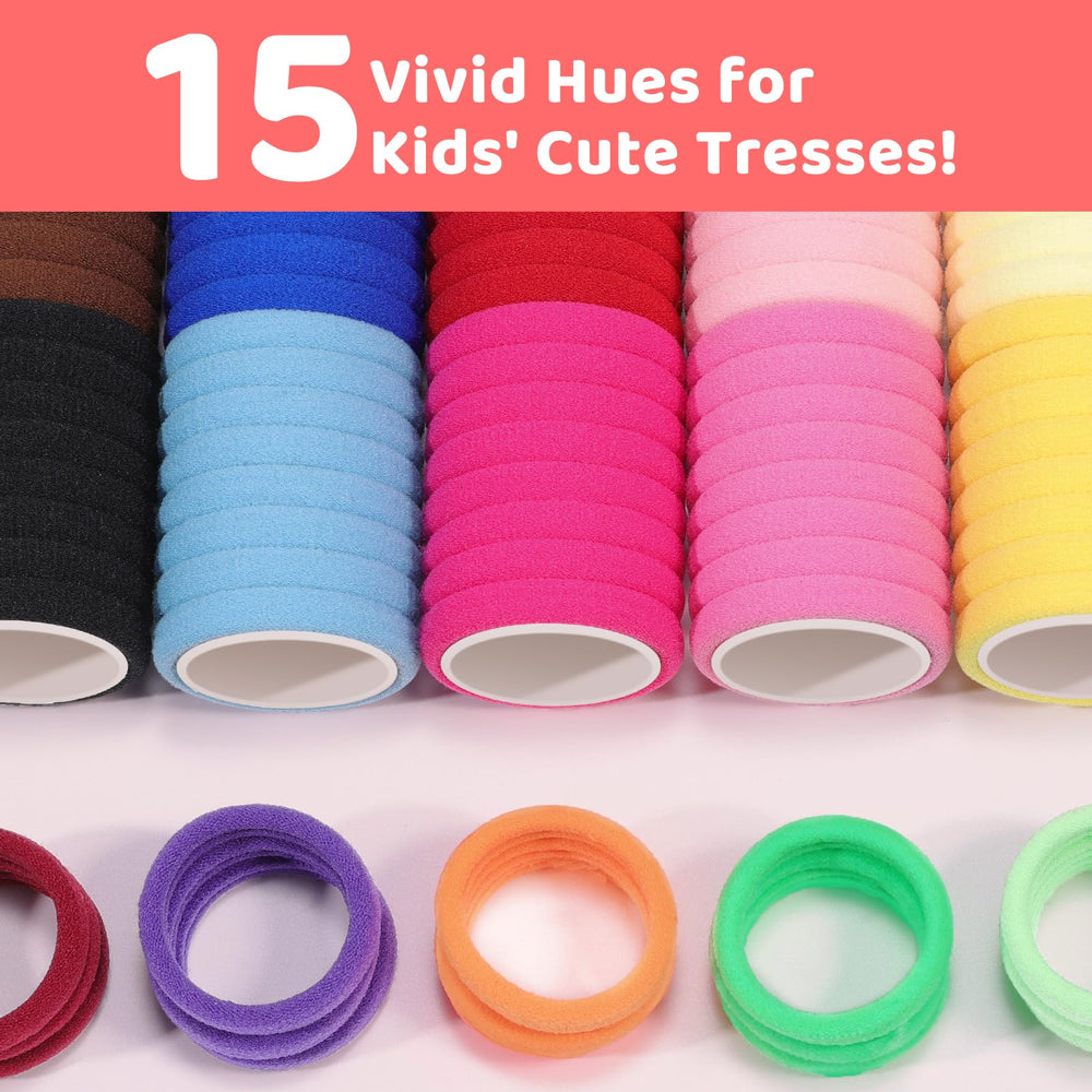 IKOCO hair tie held in hand showing size and easy-grip scale