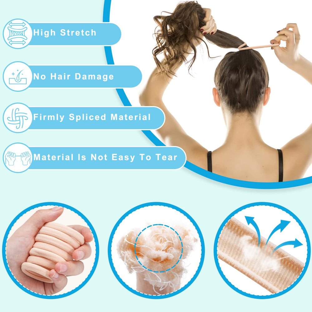 IKOCO hand holding hair tie to show size and stretch