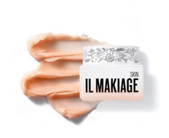 Il Makiage tube beside measuring tape showing 20 ml compact size benefit