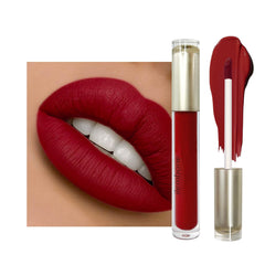 ilembane front packaging showing deep red matte tube and elegant branding benefit bold presentation
