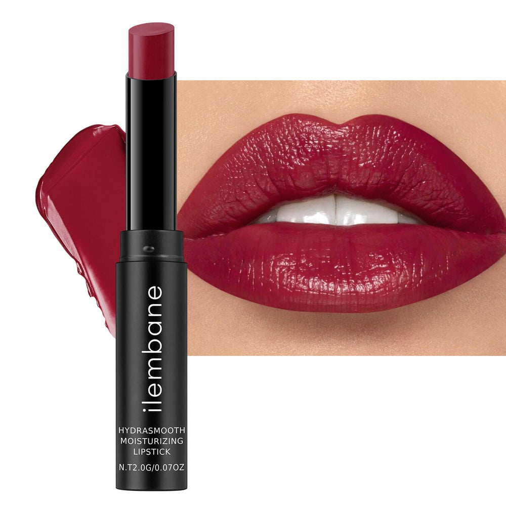 ilembane front packaging showing dusky plum shade and benefit of moisturized color