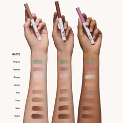 ILIA Eye Stylus being applied to eyelid, delivers effortless, blendable color