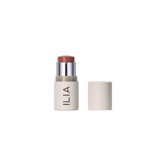 ILIA multi-stick front view showing twist-up tube and portable design benefit