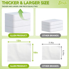 ILLIDI single compressed tablet close-up highlighting compact convenience and hygiene benefit