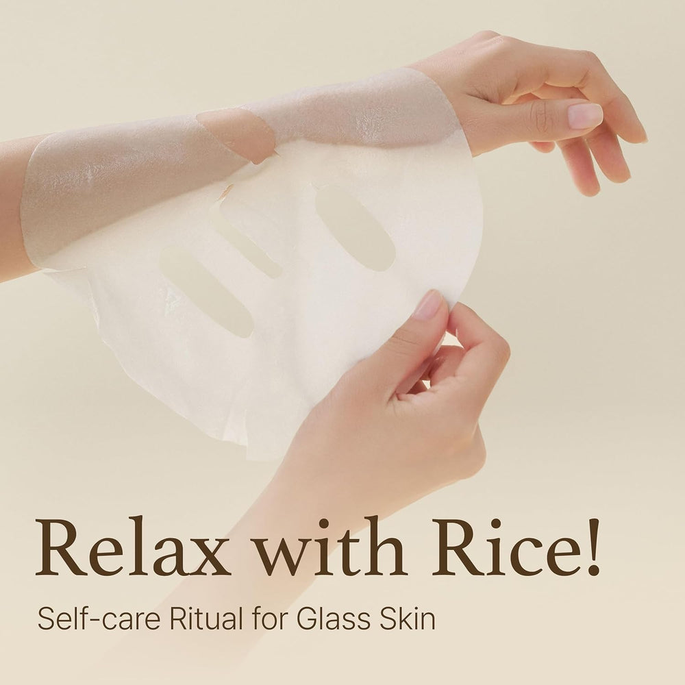 I'm from model wearing the mask demonstrating easy at‑home use