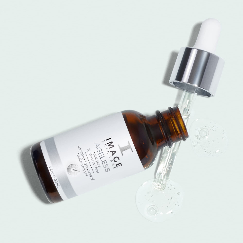 IMAGE Skincare ingredient label close-up highlighting multi-HA complex