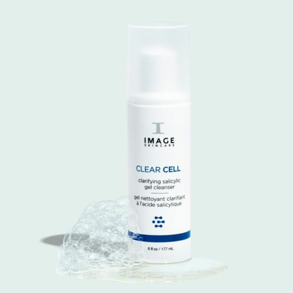 IMAGE Skincare application on wet face showing gentle massage and oil removal benefit