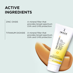 IMAGE Skincare before and after demonstrating evened complexion
