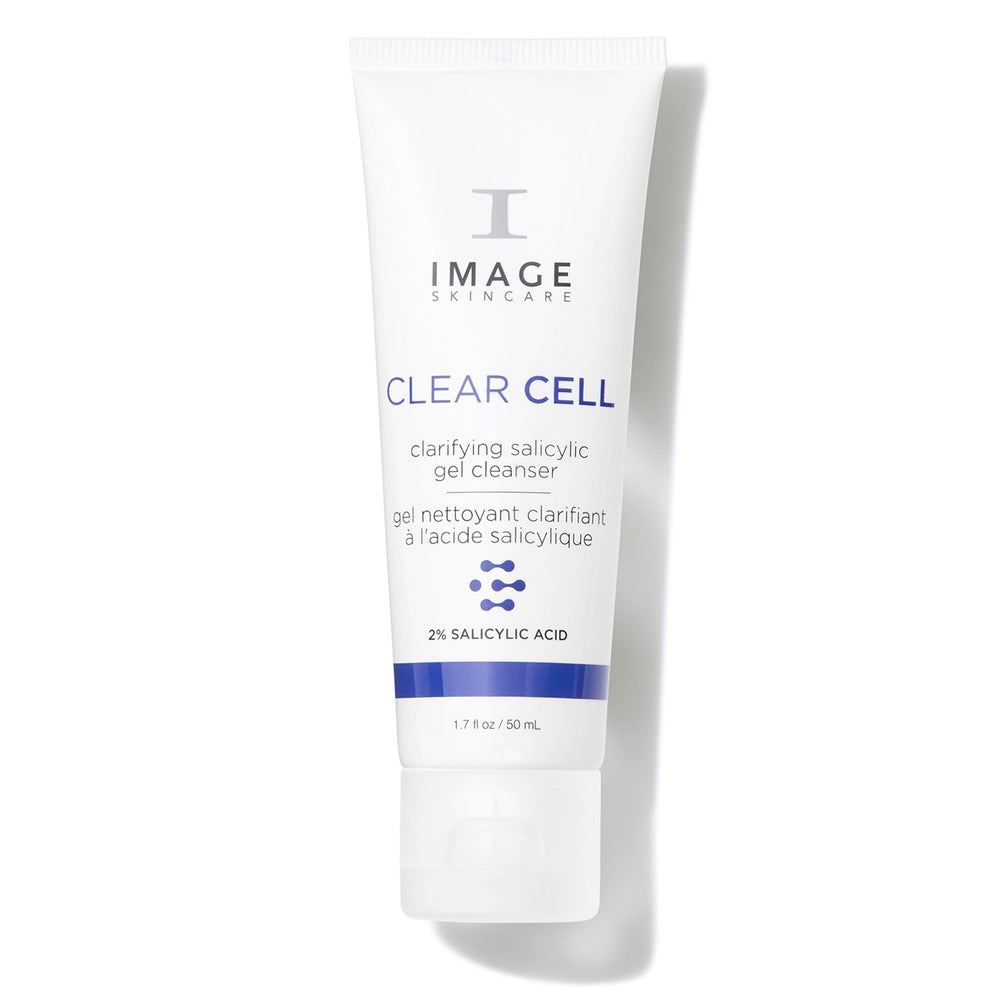 IMAGE Skincare front packaging showing cleanser bottle and benefits