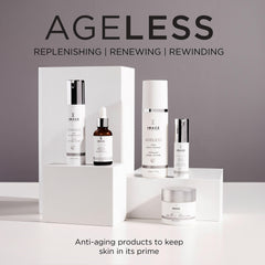 IMAGE Skincare masque on bathroom shelf in routine setting promoting professional-grade results