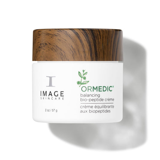 IMAGE Skincare ORMEDIC Biopeptide Crème jar front view showing label and benefit