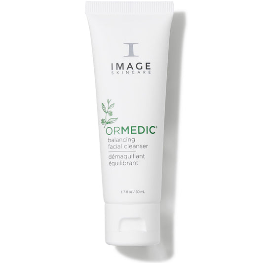 IMAGE Skincare ORMEDIC front tube showing compact travel-friendly design and clarity