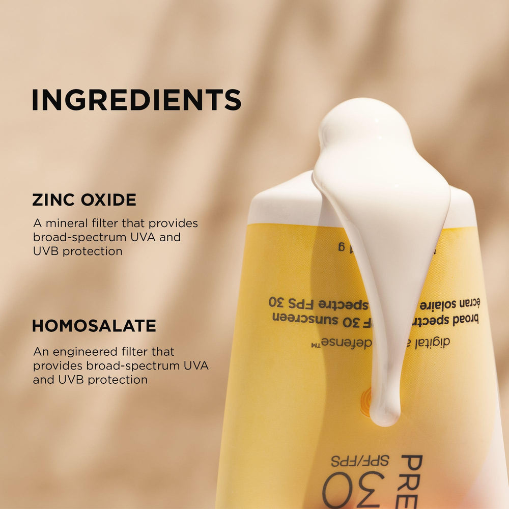 IMAGE Skincare 3.2 oz size comparison showing pocketable daily sunscreen
