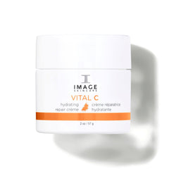 IMAGE Skincare jar front view showing product branding and elegant packaging benefits hydration