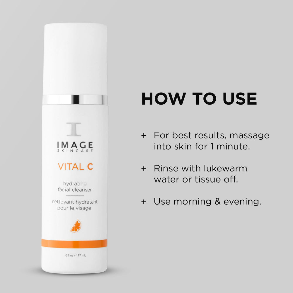IMAGE Skincare Vital C in hand size comparison for travel-friendly benefit