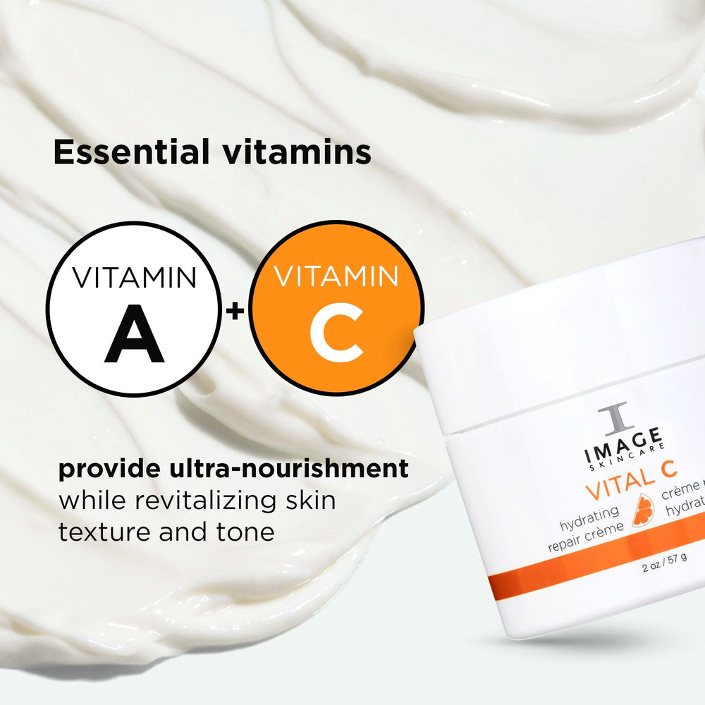 IMAGE Skincare application on fingertips demonstrating easy spreadability and overnight nourishment