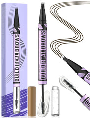 iMethod dual-ended brow pen front view showing compact design and easy control