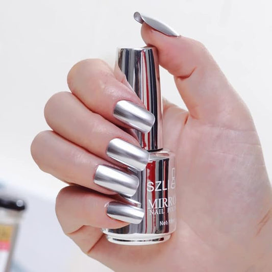 IMGDD silver bottle front view showing sleek packaging and reflective finish benefits