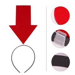 IMIKEYA arrow headband in party setting demonstrating festive, attention-grabbing accessory