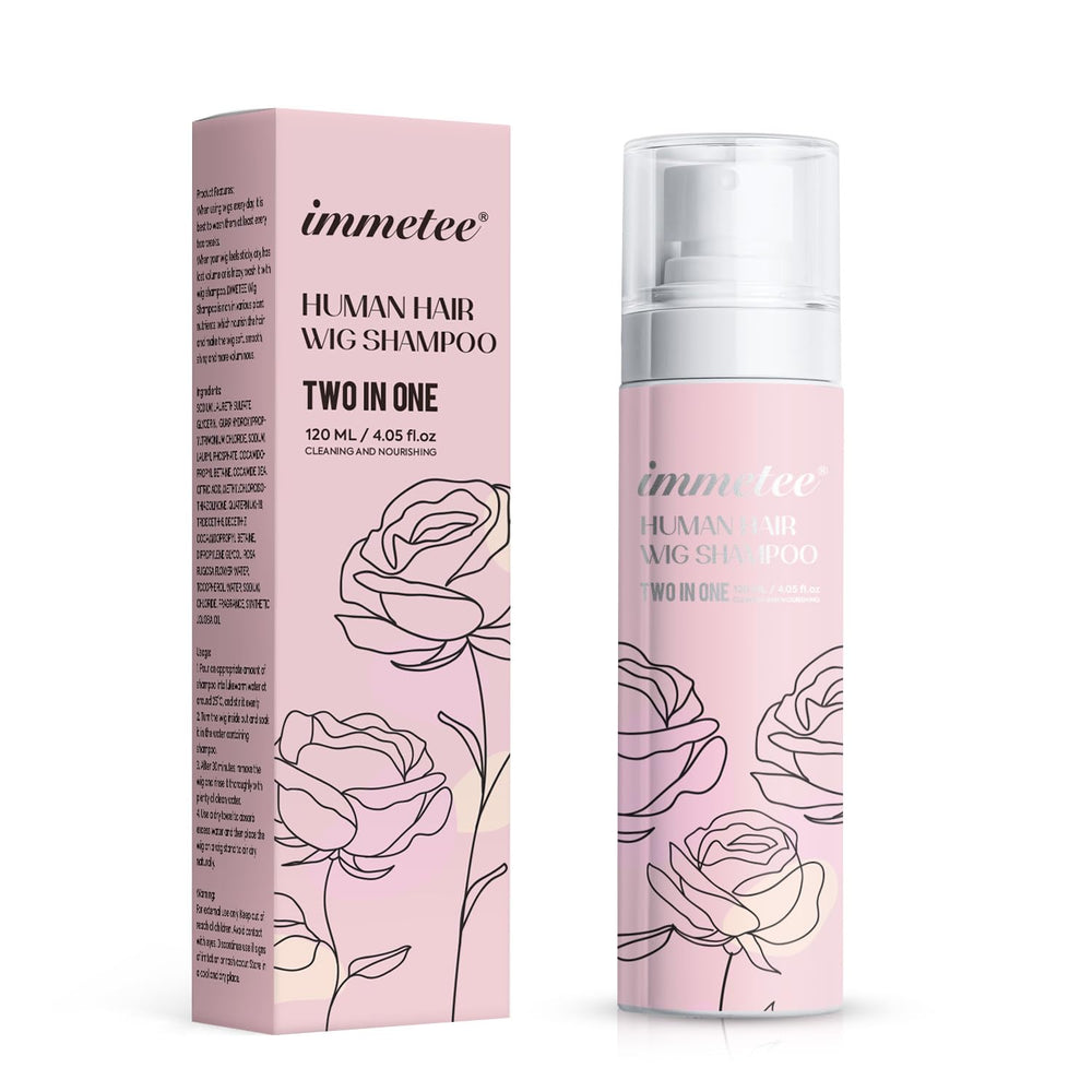 immetee front packaging showing bottle and clear 2-in-1 benefit