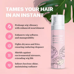 immetee soaking a wig in bowl showing safe cleansing method benefit