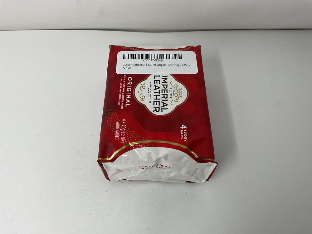 Imperial Leather bar next to ruler showing size and value per bar for comparison
