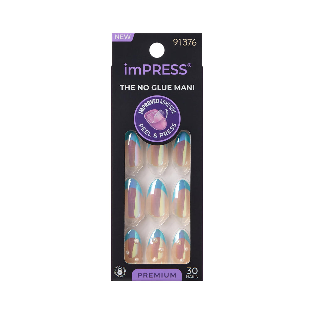 imPRESS front packaging showing Best Life blue almond nails and benefits