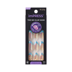 imPRESS front packaging showing Best Life blue almond nails and benefits