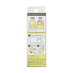 imPRESS nails displayed with size chart for precise fit selection