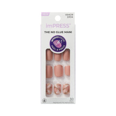 imPRESS front packaging showing Kingdom pink design and ready-to-wear convenience