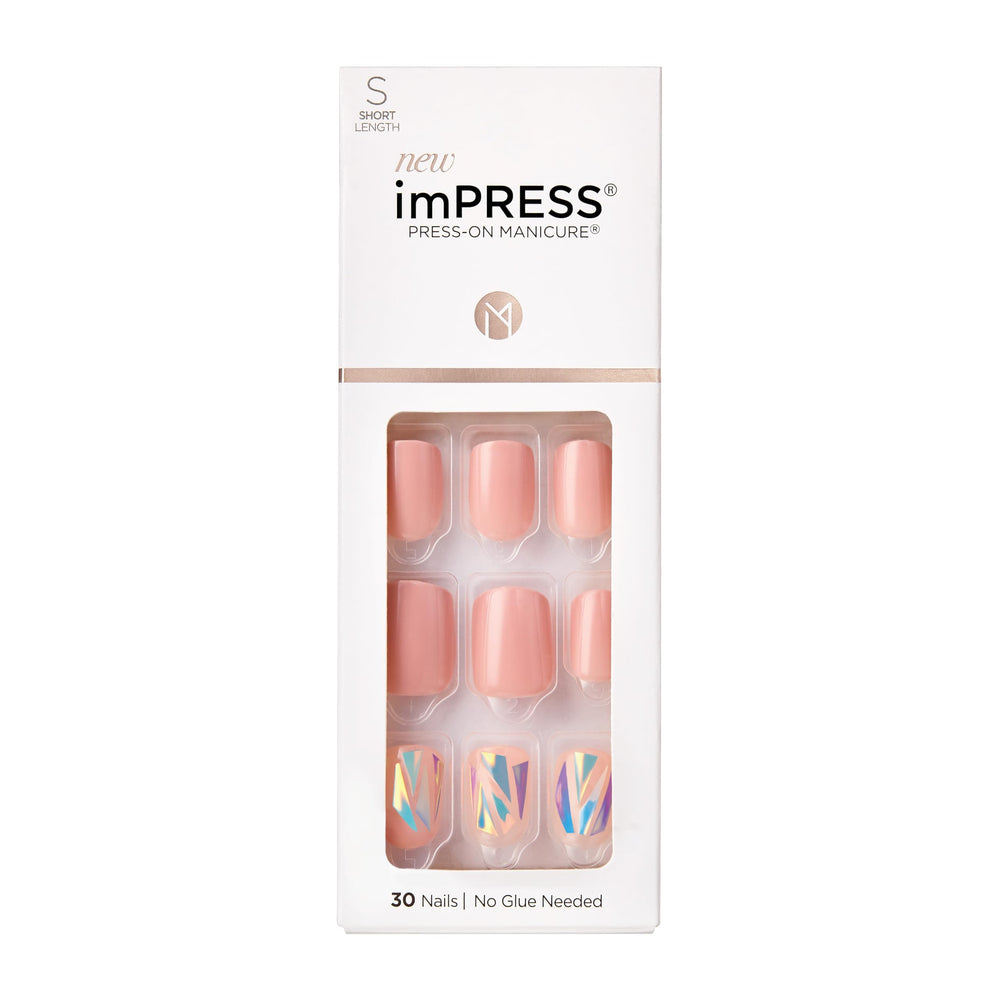 imPRESS front packaging showing kit contents and benefit instant mani
