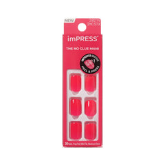 imPRESS front packaging showing product name and glossy pink nails benefit quick styling