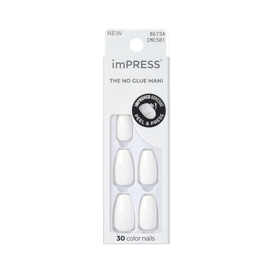 imPRESS front packaging showing Frosting shade and kit contents benefit convenience